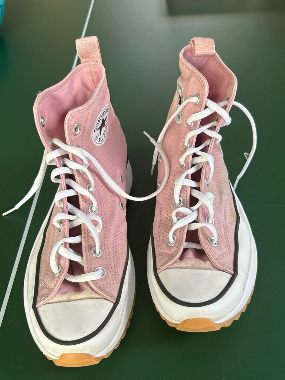 Converse Pink Lace-Up High-Top Women's Boots